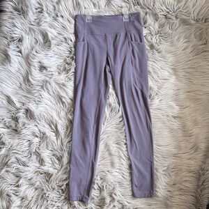 Athleta Girls' Lavender Purple Performance Leggings